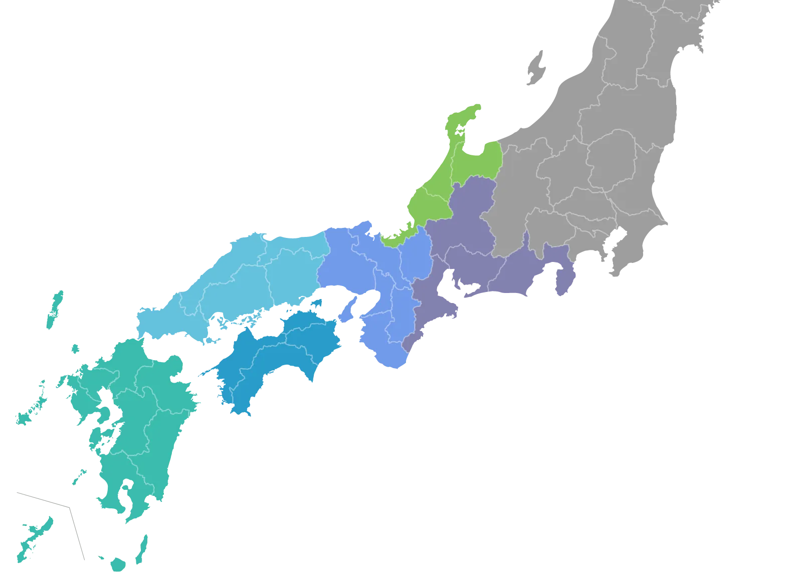 月極駐車場対応エリア図